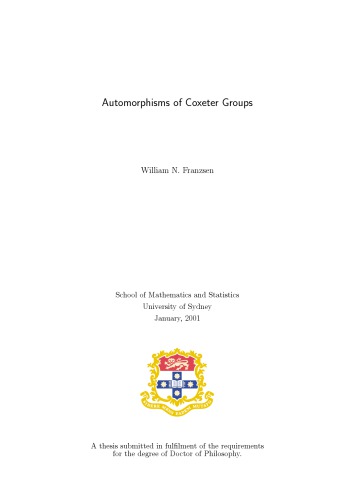 Automorphisms of Coxeter Groups [PhD thesis]