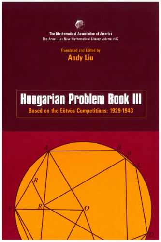 Hungarian olympiad problem book 3
