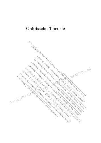 Galoissche Theorie