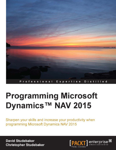 Programming Microsoft Dynamics NAV 2015