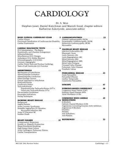 MCCQE Review Notes All In One