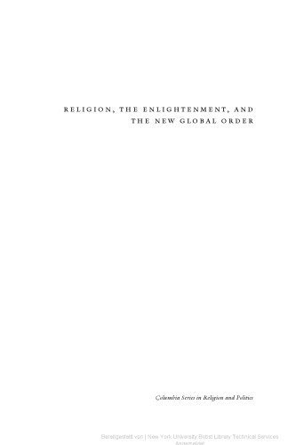 Religion, the Enlightenment, and the New Global Order