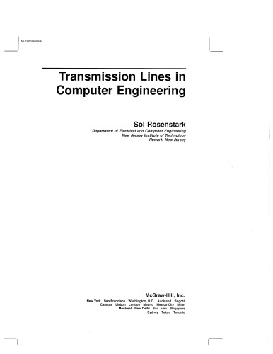 Transmission Lines in Computer Engineering