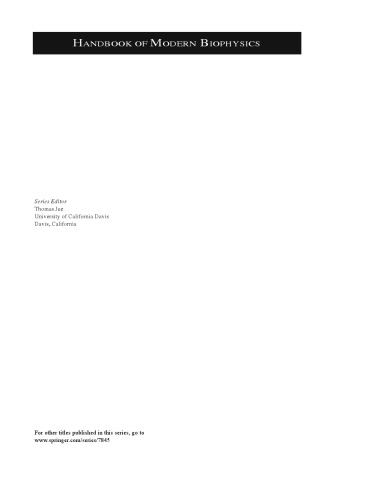 Fundamental Concepts in Biophysics: Volume 1