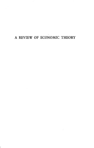 A review of economic theory
