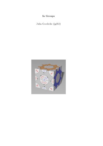 Ia Groups [Lecture notes]