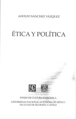 Ética y política