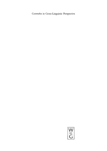 Converbs in Cross-Linguistic Perspective