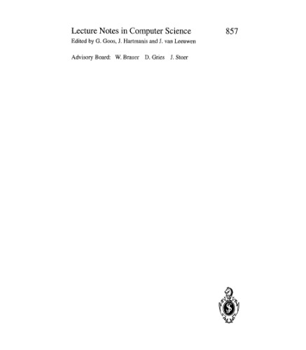 Distributed Algorithms: 8th International Workshop, WDAG '1994 Terschelling, The Netherlands, September 29 – October 1, 1994 Proceedings