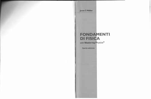 Fondamenti di fisica con Mastering Physics