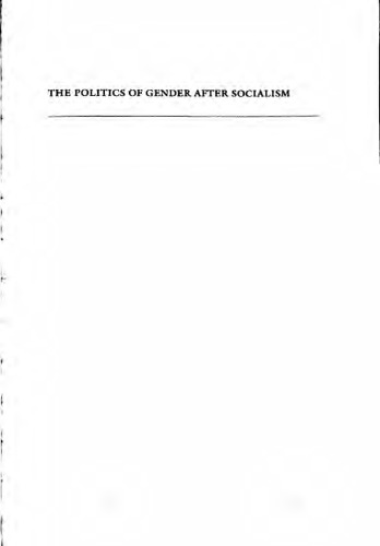 The Politics of Gender after Socialism