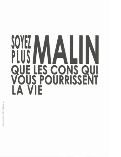 Soyez plus malin que les cons qui vous pourrissent la vie : Techniques de manipulations persuasives pour faire passer vos projets et vos idées