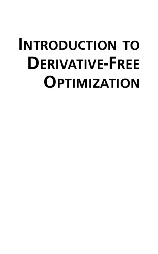 Introduction to derivative-free optimization