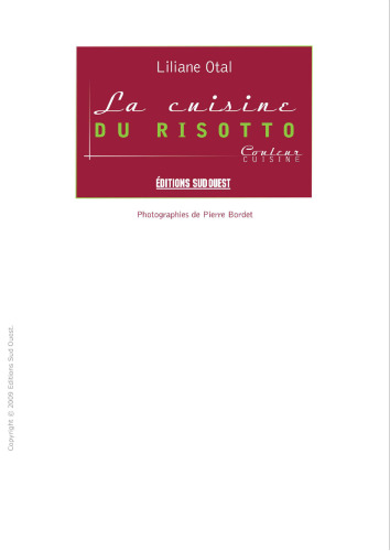 La cuisine du risotto