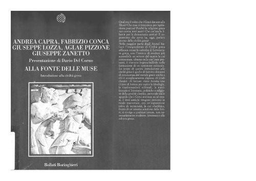 Alla fonte delle muse: Introduzione alla civiltà greca