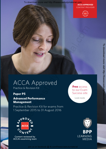 ACCA P5 Advanced Performance Management: Practice and Revision Kit