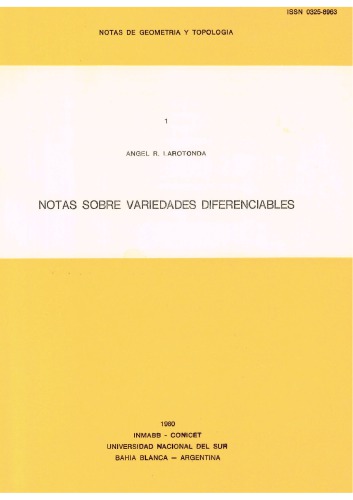 Notas sobre variedades diferenciables