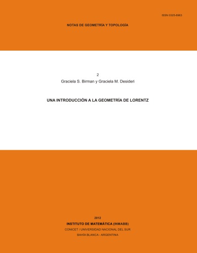 Una introducción a la geometría de Lorentz