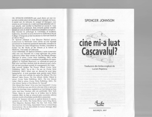 Cine mi-a luat cascavalul