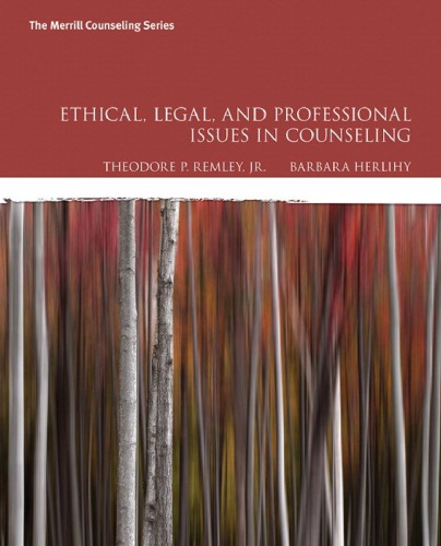 Ethical, Legal, and Professional Issues in Counseling