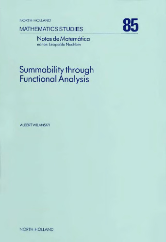 Summability through functional analysis