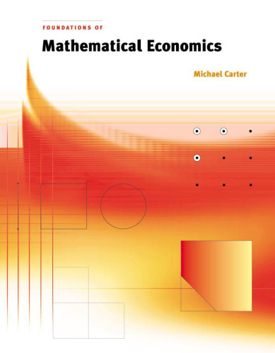 Foundations of mathematical economics