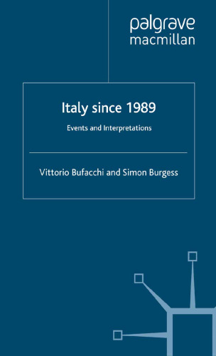 Italy since 1989: Events and Interpretations