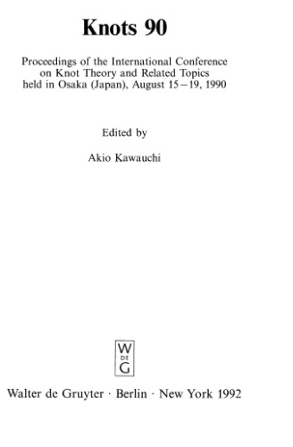 Knots '90: Proc. Knot theory and related topics, Osaka 1990