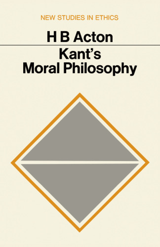 Kant’s Moral Philosophy