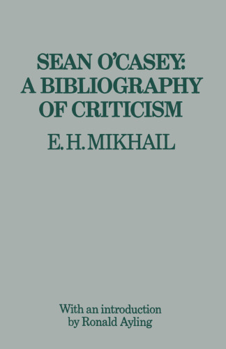 Sean O’Casey: A Bibliography of Criticism