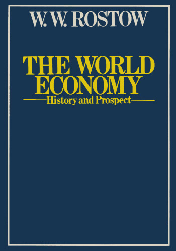The World Economy: History and Prospect