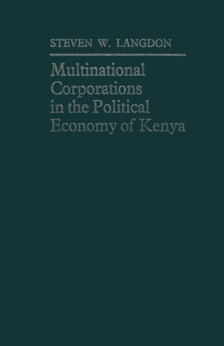Multinational Corporations in the Political Economy of Kenya
