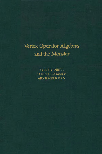 Vertex operator algebras and the monster
