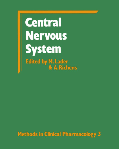 Methods in Clinical Pharmacology—Central Nervous System
