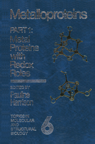 Metalloproteins: Part 1: Metal Proteins with Redox Roles