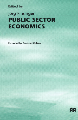 Public Sector Economics