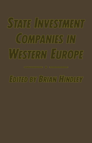 State Investment Companies in Western Europe: Picking Winners or Backing Losers?