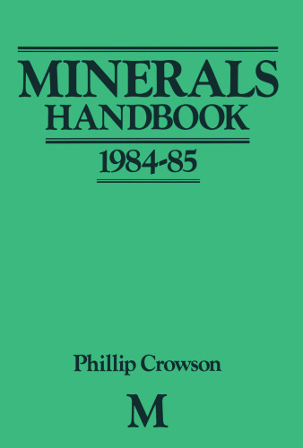 Minerals Handbook 1984–85