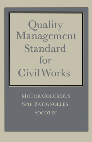Quality Management Standard for Civil Works