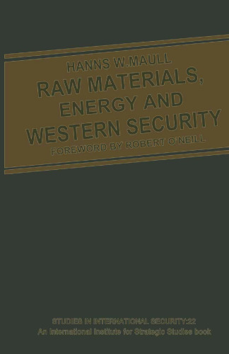Raw Materials, Energy and Western Security