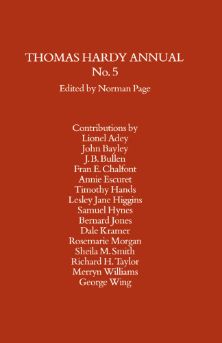 Thomas Hardy Annual No. 5