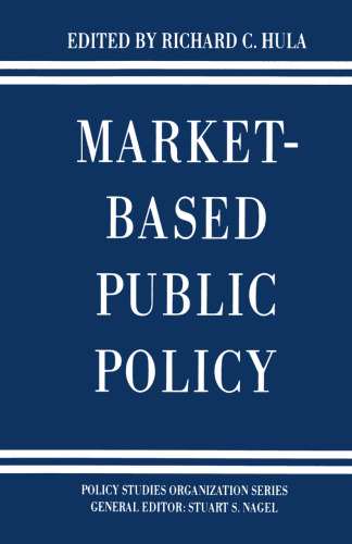 Market-Based Public Policy