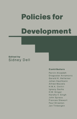 Policies for Development: Essays in Honour of Gamani Corea