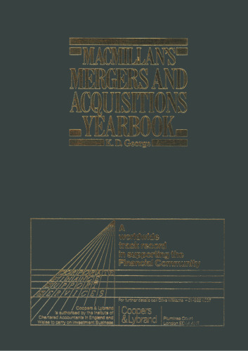 Macmillan’s Mergers and Acquisitions Yearbook