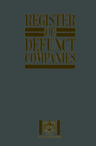 Register of Defunct Companies