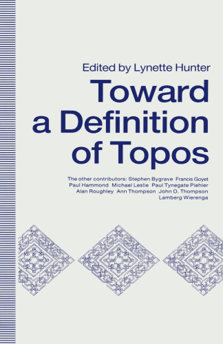 Towards A Definition of Topos: Approaches to Analogical Reasoning