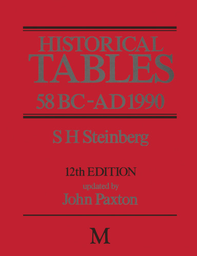 Historical Tables 58 BC-AD 1990