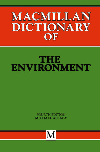 Macmillan Dictionary of the Environment