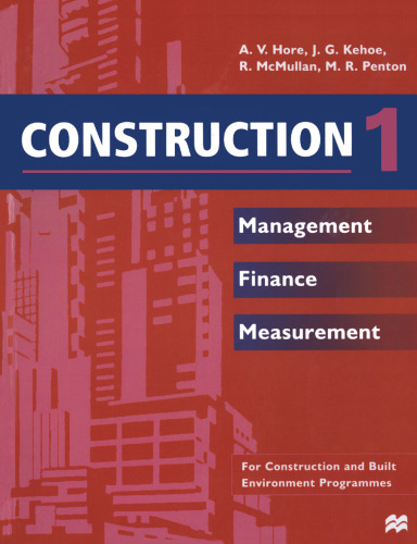 Construction 1: Management Finance Measurement