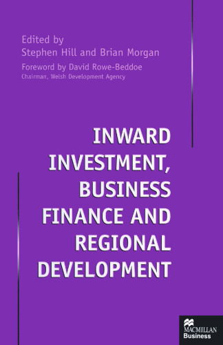Inward Investment, Business Finance and Regional Development